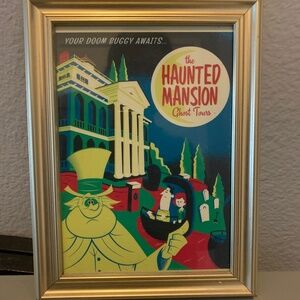 Framed Haunted Mansion art